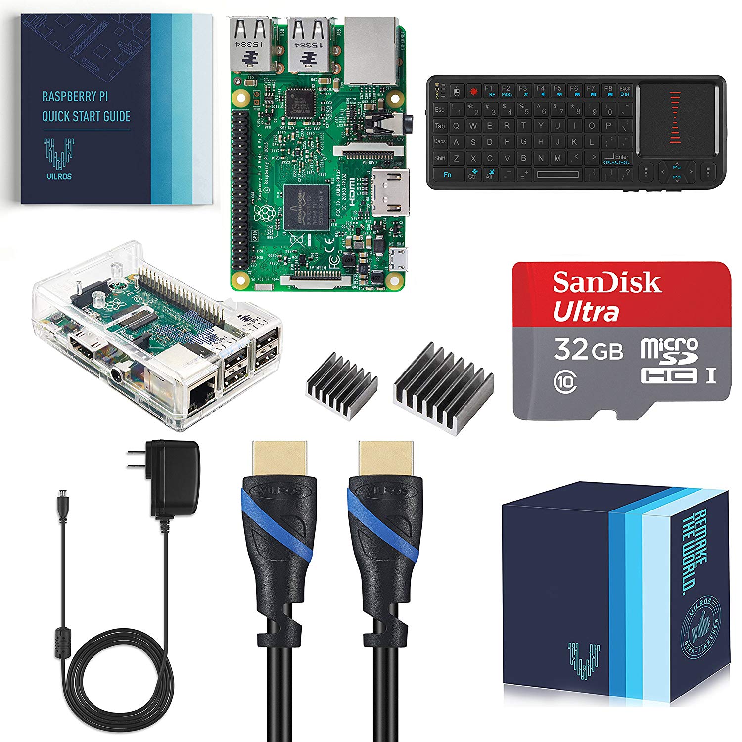 Vilros Raspberry Pi 3 Model B Starter Kit