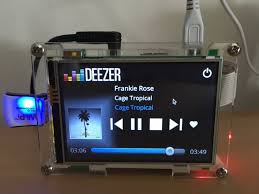 A music player controlled by a Raspberry Pi