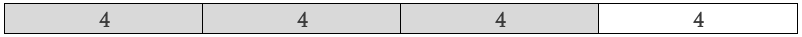 Diagram showing how 12 is 3/4 of 16