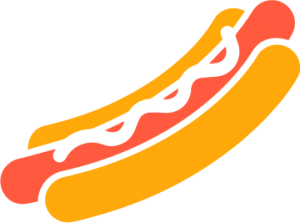 A hot dog